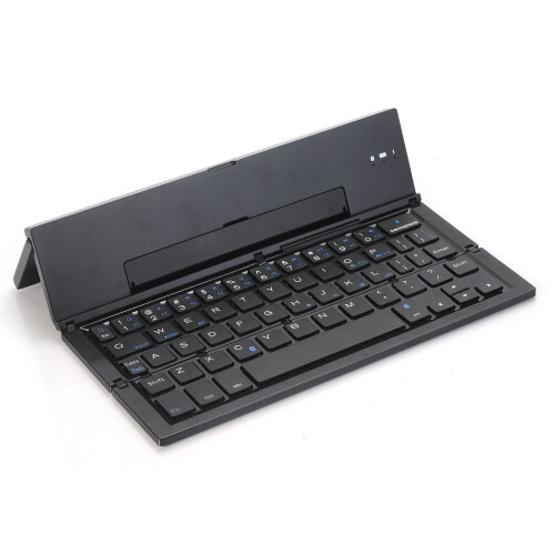 Clavier Bluetooth pliable en aluminium – Appairage avec 2 appareils
