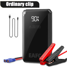 Arrancador de batería portátil EAFC de 1000 A, con clip estándar de 1000 A.