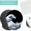 Ergonomisk musemåtte med håndledsstøtte i memory foam 4
