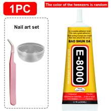 (50ml-1pc)E8000 Adhesivo impermeable de alta resistencia para pantallas de teléfonos móviles, agente