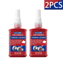 (A-271-50g-2pcs) LOOLIFL 1-5pcs Fijador de roscas rojo Pegamento para roscas Agente fijador de rosca