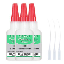 (lseyoux-50ml-3pc) Pegamento instantáneo súper fuerte y transparente, utilizado para plástico, metal