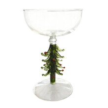 Feestelijke kerstboom gesteelde ijs Snacks Cup voor viering