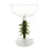 Feestelijke kerstboom gesteelde ijs Snacks Cup voor viering 1