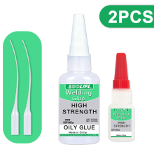 (A-YXJ-50ML-20ML-2PC)LOOLIFL 50g Pegamento oleoso de alta resistencia para soldadura - Superpegament
