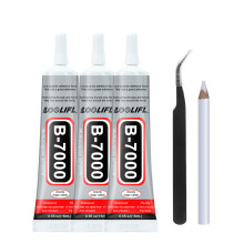 (b-7000-15ml-3pcs) Adhesivo transparente semifluido de alta viscosidad para manualidades, joyería y