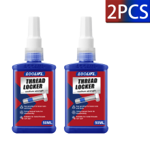 (c-243-50ml-2pcs) 50 ml, 5 unidades de pegamento fijador de roscas, agente de fijación de roscas de