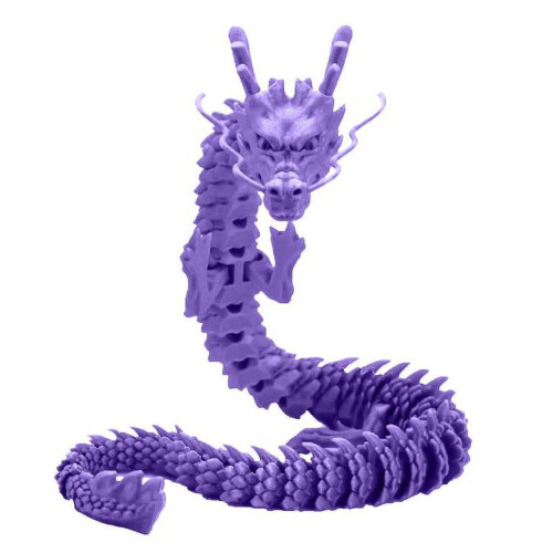 3D-utskriven drake-actionfigurdekor PLA35cm