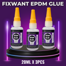 (20 ml, 3 unidades) Pegamento FIXWANT EPDM de 20 ml, secado rápido en 6 segundos, unión al agua, adh