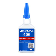 (50 ml - 1 unidad) 50 ml 406 Adhesivo industrial instantáneo, fuerte y de secado rápido, superpegame