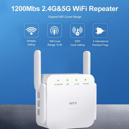 Dvoupásmový Wi-Fi extender AC1200 1