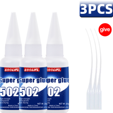 (M502-20G-3PCS) Gran venta: 7 unidades de pegamento instantáneo 502 de alta resistencia, adhesivo re