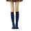 Elastic Long Socks Breathable Stripes Thigh High-Section 4 1