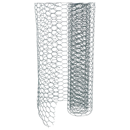 Grillage hexagonal vert pour poules, 35 cm x 100 cm 2