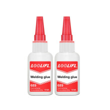 (689-50ml-2pc) Adhesivo fuerte, adhesivo instantáneo, adhesivo de secado rápido, adecuado para metal