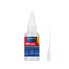 (S-502-1PC)L00LIFL502 Gel superpegamento, adhesivo instantáneo, pegamento transparente para reparar