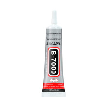(b-7000-15ml-1pc) Adhesivo transparente semifluido de alta viscosidad para manualidades, joyería y c