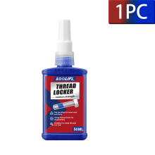 (c-243-50ml-1pc) 50 ml, 5 unidades de pegamento fijador de roscas, agente de fijación de roscas de c