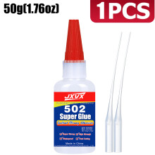 (50 g - 1 unidad) JXVX 502 Super Glue Adhesivo profesional extra fuerte para plásticos Reparación rá
