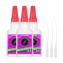 (ZSBSD-50g-3pcs) Pegamento instantáneo de aceite de 50 g, adhesivo fuerte de alta resistencia para s