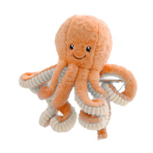 Pluche octopus, oranje, 18 cm, zacht knuffeldier