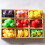 Resin dockhusfrukter set med 8 1