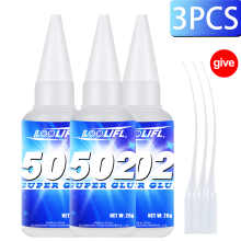 (H-502-20g-3pcs) 5 unidades de pegamento líquido súper fuerte para madera, caucho, metal, vidrio, ci