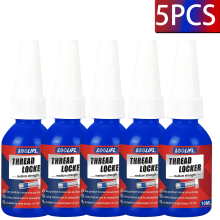 (c-243-10ml-5pcs) 50 ml, 5 unidades de pegamento fijador de roscas para tornillos, agente de fijació