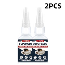 (TC-A-20G-2PCS) Adhesivo de cianoacrilato súper resistente, de secado rápido, impermeable, estable,