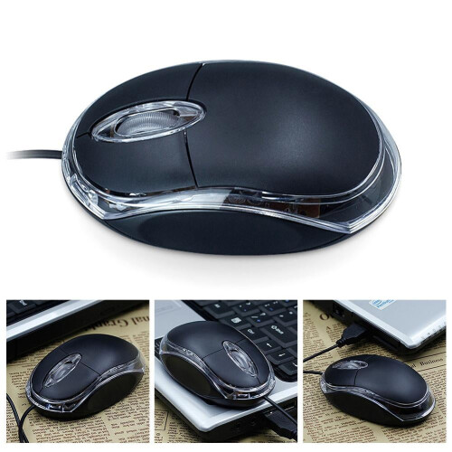 Ενσύρματο οπτικό ποντίκι USB για φορητό υπολογιστή, 1000DPI 1