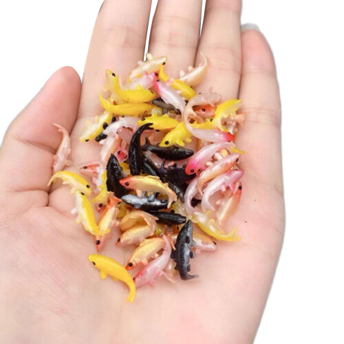 1:12 Miniatuur plastic vissen - 10 stuks