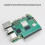Carte adaptateur GPIO, broches à-Siège courbé à double rangée 5