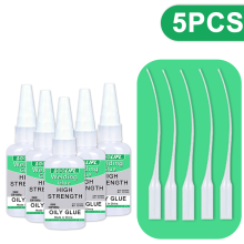 (A-YXJ-50ML-5PCS)LOOLIFL 50g Pegamento oleoso de alta resistencia para soldadura - Superpegamento un