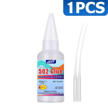 (20 g - 1 unidad) Pegamento instantáneo 502 para metal, 20 g, pegamento extra fuerte para metal, ace