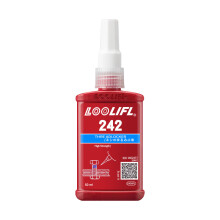 (242-50ml-1pcs) LOOLIFL 242 Fijador de roscas azul de resistencia media | Removible con herramientas