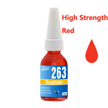 (263-10ml) Adhesivo para roscas Adhesivo especial para evitar el aflojamiento y la fijación Evita el