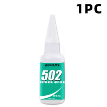 (J502-20g-1pc) LOOLIFL 20g 502 Pegamento instantáneo - Adhesivo de cianoacrilato de unión instantáne