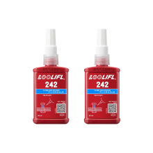 (242-50ml-2pcs) LOOLIFL 242 Fijador de roscas azul de resistencia media | Se puede quitar con herram