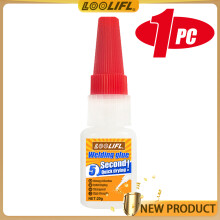 (Nuevo Han jie-20ml-1pc) LOOLIFL Pegamento Súper Soldadura 50ml Adhesivo Instantáneo Rápido Adhesivo