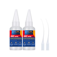 (S-502-2PCS)L00LIFL502 Gel superpegamento, adhesivo instantáneo, pegamento transparente para reparar