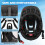 Kids Full Face Helmet Red White Detachable Convertible 3