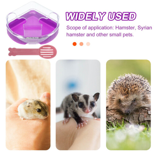 Triangle lilla ABS hamsterbur til badet 2