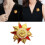 Historische Sovjet-Unie Corsage Broche Vintage-koper 2