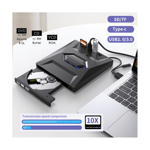 Extern DVD/CD-brännare och spelare USB 1