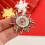 Historische Sovjet-Unie Corsage Broche Vintage-koper 7