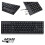 Teclado ergonômico para canhotos com hub USB duplo 2