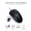 Ενσύρματο οπτικό ποντίκι USB Mini 1200DPI μαύρο 3