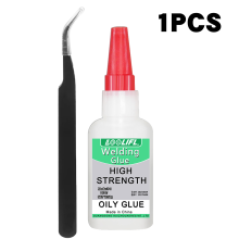 (youA-50ml-1pc) Adhesivo para vidrio, cianoacrilato, adhesivo fuerte, utilizado para vasos, peceras,