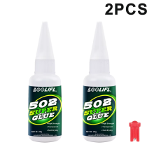 (F502-20Ml-2Pcs-Kjq)Loolifl1-5Pcs 502 Super Glue Adhesivo de cianoacrilato multiusos de secado insta