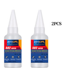 (xin502-20g-2pc) Pegamento instantáneo 502, cianoacrilato de secado rápido, pegamento de tres segund